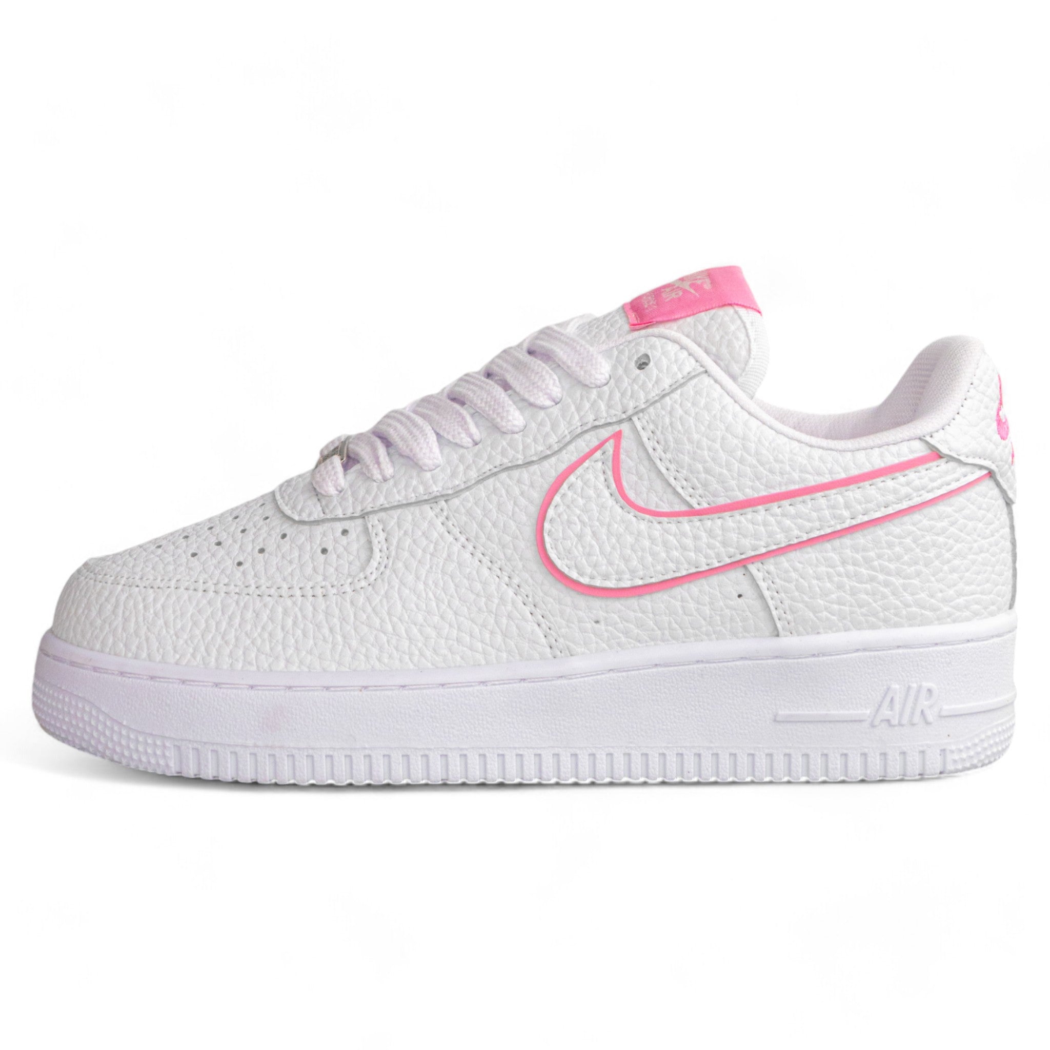 Pantofi sport Nike Air Force 1 Low – alb cu accente roz