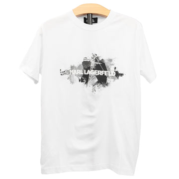 Tricou DISTORTED Alb