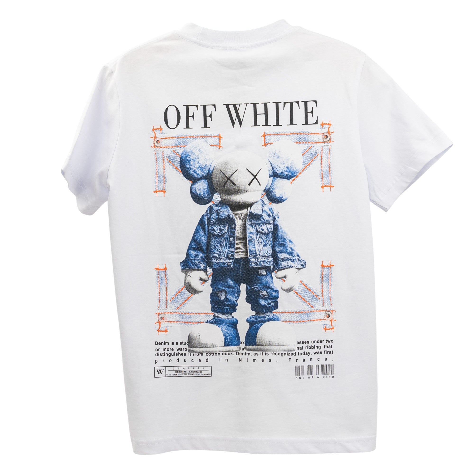Tricou KAWS CODE Alb