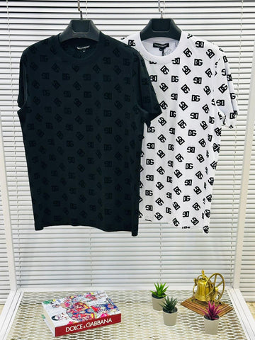 Tricou MONOGRAM Alb